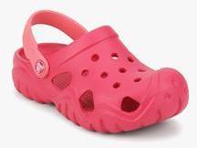 Crocs Swiftwater Pink Clogs boys