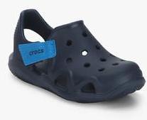 Crocs Swiftwater Wave Navy Blue Sandals girls
