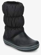 Crocs Winter Puff Black Calf Length Boots men