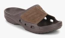 Crocs Yukon Mesa Brown Slippers men