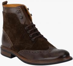 Del Mondo Brown Flat Boots men