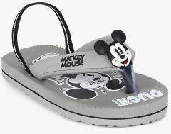 Disney Grey Flip Flops boys