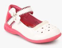 Disney White Mary Jane Bow Belly Shoes girls