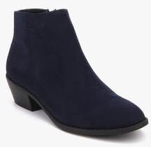 Dorothy Perkins Belle Basic Prairi Navy Blue Ankle Length Boots women