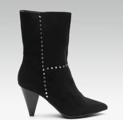 Dorothy Perkins Black Solid Heeled Boots women