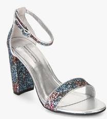 Dorothy Perkins Carbon Multicoloured Glitter Ankle Strap Sandals women