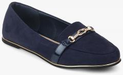 Dorothy Perkins Lattice Navy Blue Loafers women