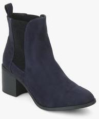 Dorothy Perkins Marctic Navy Blue Chelsea Ankle Length Boots women