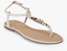 Dorothy Perkins Sassie Cream Embellished Sandals women