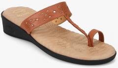 Dr Scholl Tan Woven Design Sandals women