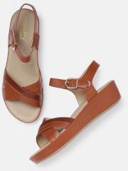 Dressberry Brown Synthetic Sandals women