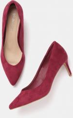 Dressberry Maroon Synthetic Belly Shoes women