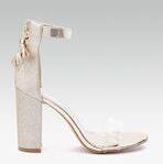 Elle Transparent Synthetic Sandals women