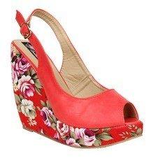 Evetoes Red Wedges women