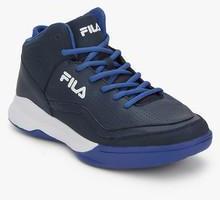 all blue fila shoes