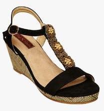 Flat N Heels Black Sandals women