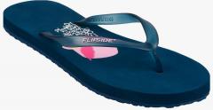 Flipside Blue Slip On Flip Flops women