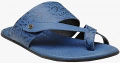Franco Leone Blue Comfort Sandals men