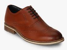 Fresco Tan Oxford Brogue Formal Shoes men