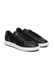 Gas Black 365 Motion Leather Sneakers men