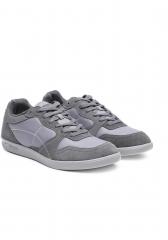 Gas Grey Leather Sneakers men