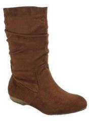 Get Glamr Calf Length Brown Boots women