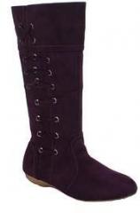 Get Glamr Calf Length Purple Boots women