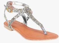 Gnist Silver Sandals women