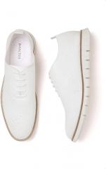 Invictus White Patterned Brogues men