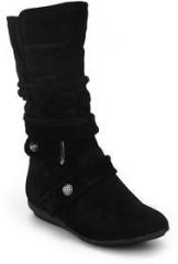 J Collection Calf Length Black Boots women
