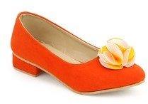 J Collection Orange Belly Shoes girls