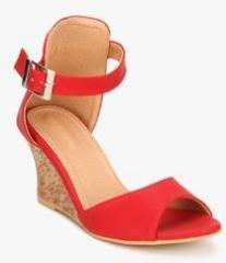 J Collection Red Wedges women