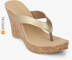 Jurado Gold Sandals women
