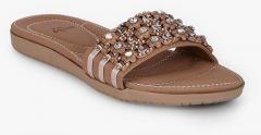 Ketimporta by Kin's Tan Flats Sandals women