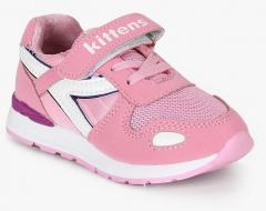 Kittens Pink Regular Sneakers girls