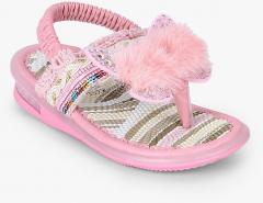 Kittens Pink Weave Sandals girls