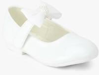 Kittens White Bow Belly Shoes girls