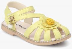 Kittens Yellow Floral Sandals girls