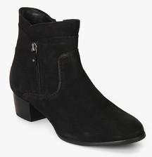La Briza Kitty Black Ankle Length Boots women