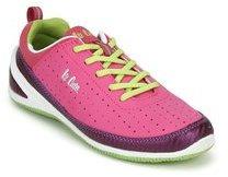 lee cooper pink running shoes