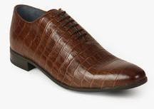 Louis Philippe Brown Oxford Formal Shoes men