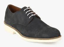 Louis Philippe Navy Blue Derby Lifestyle Shoes men