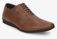 Louis Philippe Tan Brogue Formal Shoes men