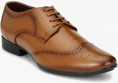 Mactree Tan Brogues Formal Shoes men