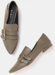 Mast & Harbour Olive Synthetic Ballerinas women