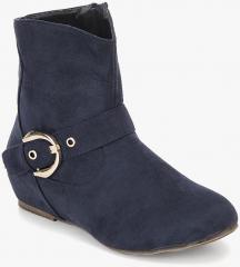 Mb Collection Navy Blue Boots women