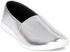 Meriggiare Silver Regular Loafers Shoes women