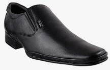 Mochi Black Formal Shoes for Men online 