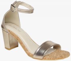 Monrow Gold Sandals women