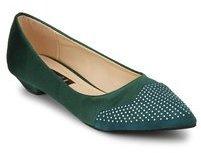 Nell Green Belly Shoes women